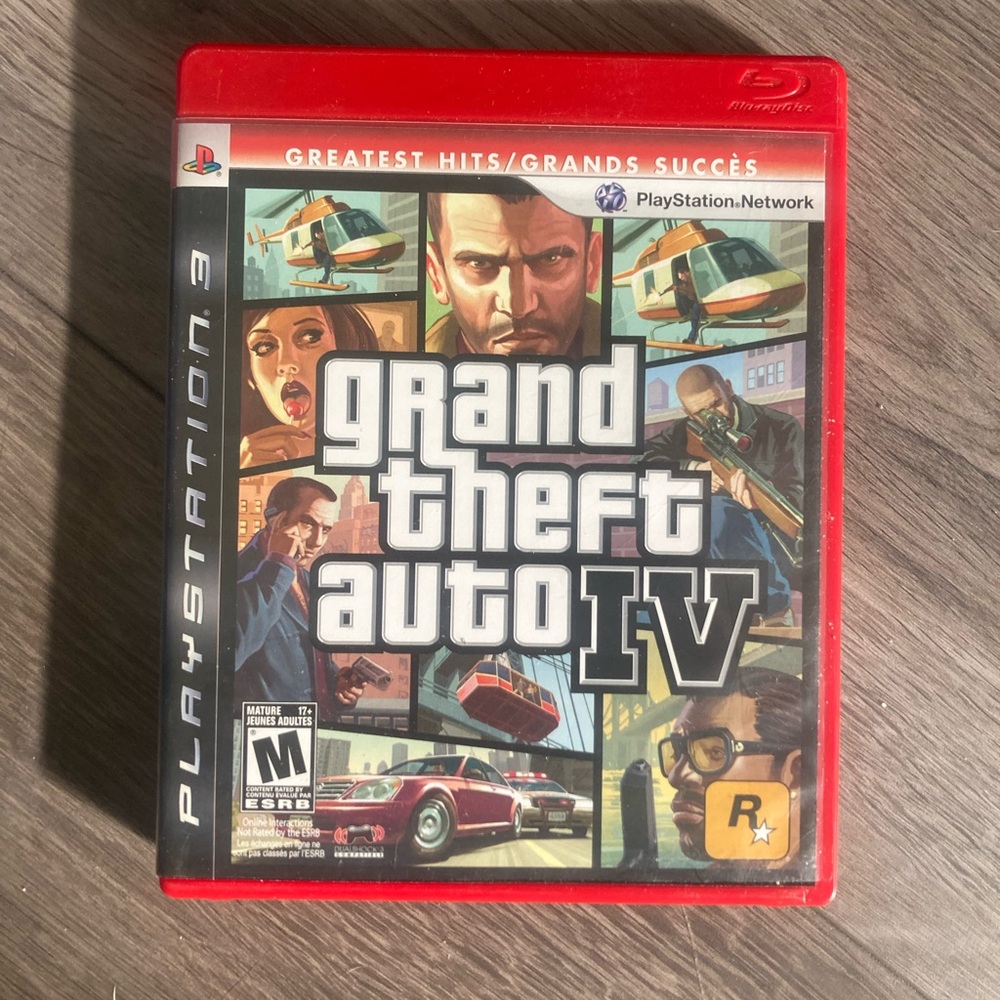 PlayStation 3 Grand Theft Auto IV Greatest Hits with the Guidebook comes with it